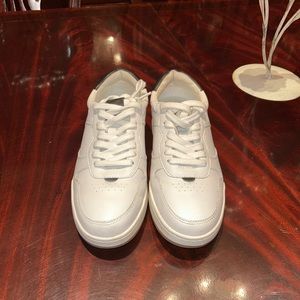 White leather madewell sneakers